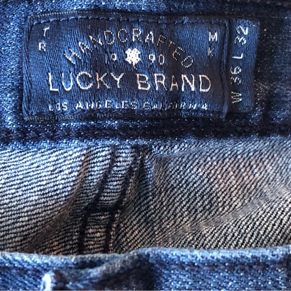 LUCKY BRAND 121 Heritage Slim Button Up Straight Leg Men’s Jeans. Size Waist 36. - Picture 11 of 12